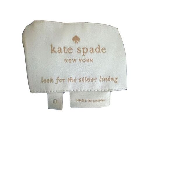 Kate Spade Women 0 Ponte Knit Mini Sheath Dress Blue Stretchy V Neck Cap Sleeves - Picture 8 of 9